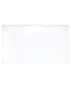 DRAPEAU UNICOLORE BLANC 90x60cm - DRAPEAU DE COULEUR BLANCHE 60 x 90 cm - DRAPEAUX