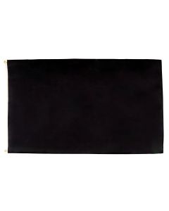 DRAPEAU UNICOLORE NOIR 90x60cm - DRAPEAU DE COULEUR NOIRE 60 x 90 cm - DRAPEAUX