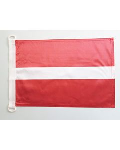 PAVILLON NAUTIQUE LETTONIE 45x30cm - DRAPEAU DE BATEAU LETTON 30 x 45 cm