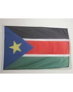 PAVILLON NAUTIQUE SOUDAN DU SUD 45x30cm - DRAPEAU DE BATEAU SUD SOUDANAIS 30 x 45 cm