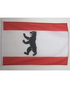 PAVILLON NAUTIQUE BERLIN 45x30cm - DRAPEAU DE BATEAU BERLINOIS - ALLEMAGNE 30 x 45 cm