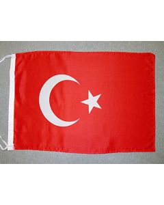 DRAPEAU TURQUIE 45x30cm - PAVILLON TURC 30 x 45 cm polyester léger