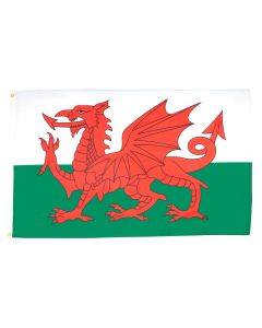 DRAPEAU PAYS DE GALLES 90x60cm - DRAPEAU GALLOIS 60 x 90 cm Polyester léger