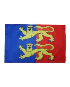 DRAPEAU MANCHE 150x90cm - DRAPEAU DÍ?PARTEMENT FRANÍ?AIS - NORMANDIE 90 x 150 cm Fourreau pour hampe