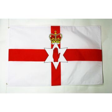 DRAPEAU IRLANDE DU NORD 150x90cm - DRAPEAU NORD IRLANDAIS 90 x 150 cm Polyester léger