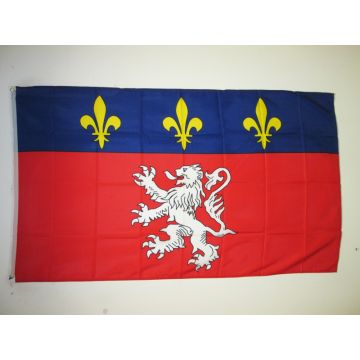 DRAPEAU PROVINCE DU LYONNAIS 150x90cm - DRAPEAU DE LYON 90 x 150 cm - DRAPEAUX