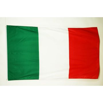 DRAPEAU ITALIE 150x90cm - DRAPEAU ITALIEN 90 x 150 cm - DRAPEAUX