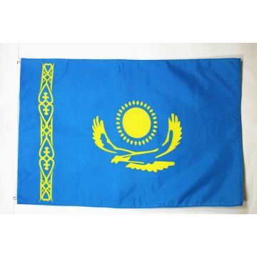 DRAPEAU KAZAKHSTAN 250x150cm - GRAND DRAPEAU KAZAKH 150 x 250 cm