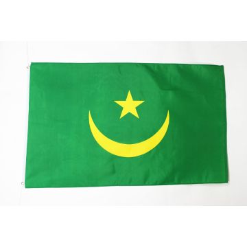 DRAPEAU MAURITANIE 90x60cm - DRAPEAU MAURITANIEN 60 x 90 cm - DRAPEAUX