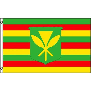 DRAPEAU HAWAII KANAKA MAOLI 150x90cm - DRAPEAU HAWAÏEN KANAK 90 x 150 cm - DRAPEAUX