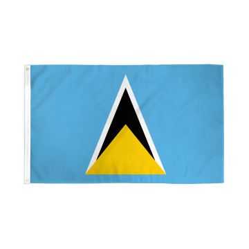 DRAPEAU SAINTE LUCIE 150x90cm - DRAPEAU SAINT-LUCIEN 90 x 150 cm - DRAPEAUX