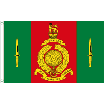 DRAPEAU COMMANDO TRAINING CENTRE ROYAL MARINES DU ROYAUME-UNI 150x90cm - DRAPEAU CTCRM  - BRITISH ARMY 90 x 150 cm - DRAPEAUX
