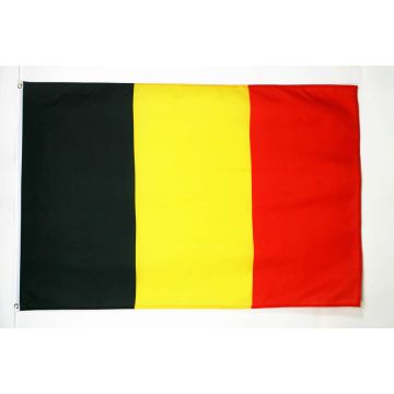 DRAPEAU BELGIQUE 150x90cm - DRAPEAU BELGE 90 x 150 cm
