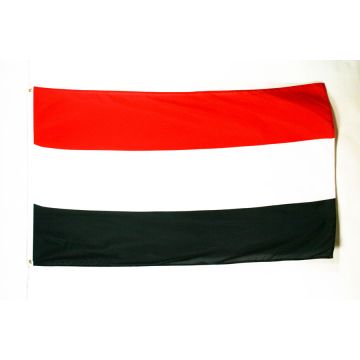 DRAPEAU YÉMEN 90x60cm - DRAPEAU YÉMÉNITE 60 x 90 cm - DRAPEAUX