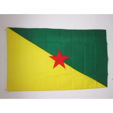 DRAPEAU GUYANE 90x60cm - DRAPEAU GUYANAIS - FRANCE 60 x 90 cm - DRAPEAUX