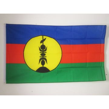 DRAPEAU NOUVELLE CALÉDONIE 150x90cm - DRAPEAU NÉO-CALÉDONIEN - FRANCE 90 x 150 cm - DRAPEAUX