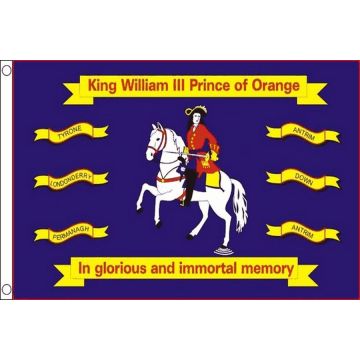 DRAPEAU GUILLAUME III D\'ORANGE-NASSAU 150x90cm - DRAPEAU DE WILLIAM III D\'ANGLETERRE 90 x 150 cm - DRAPEAUX