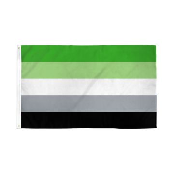 DRAPEAU AROMANTISME  150x90cm - DRAPEAU AMORANTIQUE 90 x 150 cm - DRAPEAUX