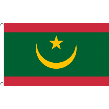 DRAPEAU MAURITANIE NOUVEAU 150x90cm - DRAPEAU MAURITANIEN 90 x 150 cm - DRAPEAUX