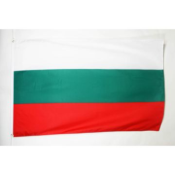 DRAPEAU BULGARIE 150x90cm - DRAPEAU BULGARE 90 x 150 cm Polyester léger