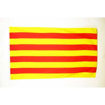DRAPEAU CATALOGNE 90x60cm - DRAPEAU CATALAN 60 x 90 cm - DRAPEAUX