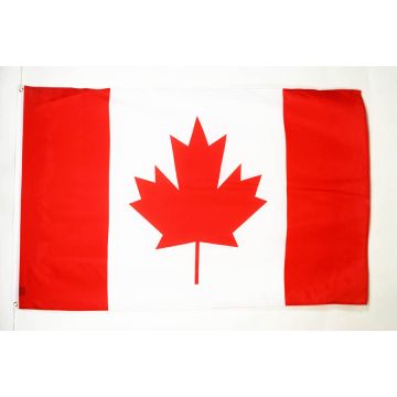 DRAPEAU CANADA 150x90cm - DRAPEAU CANADIEN 90 x 150 cm
