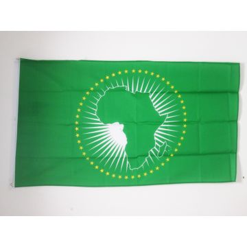 DRAPEAU UNION AFRICAINE 150x90cm - DRAPEAU AFRICAIN 90 x 150 cm - DRAPEAUX