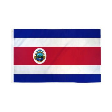 DRAPEAU COSTA RICA 150x90cm - DRAPEAU COSTARICAIN 90 x 150 cm Polyester léger