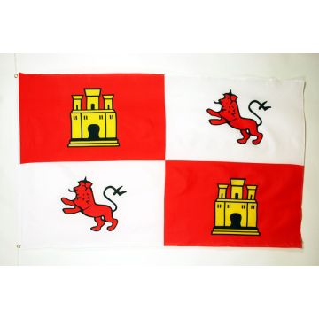 DRAPEAU ESPAGNE ROYAL 150x90cm - DRAPEAU ESPAGNOL 90 x 150 cm - DRAPEAUX