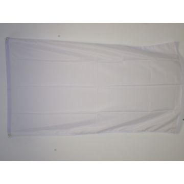 DRAPEAU UNICOLORE BLANC 250x150cm - GRAND DRAPEAU DE COULEUR BLANCHE 150 x 250 cm