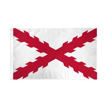 DRAPEAU DUCHÉ DE BOURGOGNE 150x90cm - DRAPEAU CROIX BOURGUIGNONNE 90 x 150 cm - DRAPEAUX