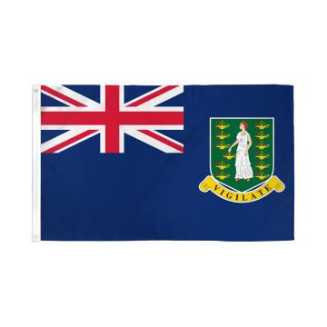 DRAPEAU ILES VIERGES BRITANNIQUES 90x60cm - DRAPEAU ANGLAIS 60 x 90 cm - DRAPEAUX