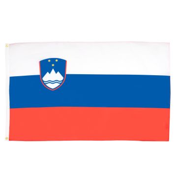 DRAPEAU SLOVÉNIE 150x90cm - DRAPEAU SLOVÈNE 90 x 150 cm - DRAPEAUX