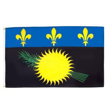 DRAPEAU GUADELOUPE 150x90cm - DRAPEAU GUADELOUPÉEN - FRANCE 90 x 150 cm - DRAPEAUX