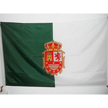 DRAPEAU FUERTEVENTURA 150x90cm - DRAPEAU DE FUERTEVENTURA - ILES CANARIES 90 x 150 cm Fourreau pour hampe