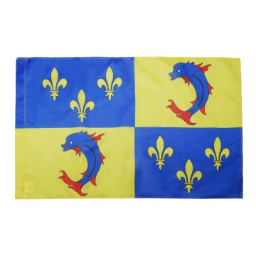 DRAPEAU PROVINCE DU DAUPHINÍ? 150x90cm - DRAPEAU DAUPHINOIS - FRANCE 90 x 150 cm Fourreau pour hampe
