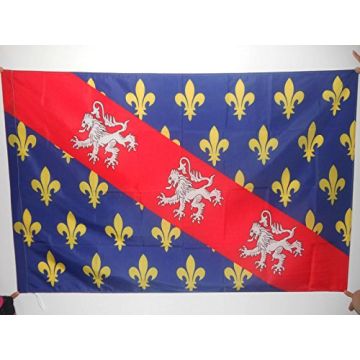 DRAPEAU DÍ?PARTEMENT DE LA CREUSE 150x90cm - DRAPEAU FRANCE 90 x 150 cm Fourreau pour hampe