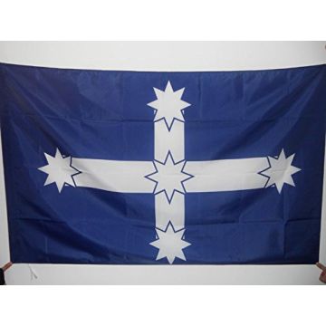 DRAPEAU EUREKA 150x90cm - DRAPEAU VICTORIA - AUSTRALIE 90 x 150 cm Fourreau pour hampe