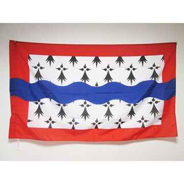 DRAPEAU HAUTE-VIENNE 150x90cm - DRAPEAU DÍ?PARTEMENT FRANÍ?AIS - LIMOUSIN 90 x 150 cm Fourreau pour hampe