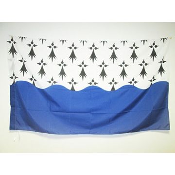DRAPEAU MORBIHAN 150x90cm - DRAPEAU DÍ?PARTEMENT FRANÍ?AIS - BRETAGNE 90 x 150 cm Fourreau pour hampe