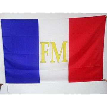 DRAPEAU FRANCE MITTERRAND 150x90cm - DRAPEAU FRANÍ?AIS 1981 90 x 150 cm Fourreau pour hampe