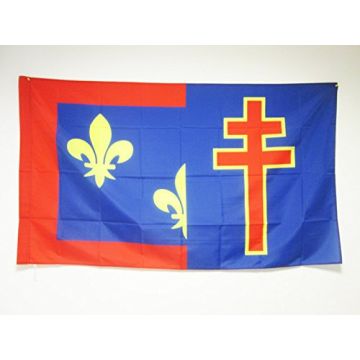 DRAPEAU MAINE-ET-LOIRE 150x90cm - DRAPEAU DÍ?PARTEMENT FRANÍ?AIS - PAYS DE LA LOIRE 90 x 150 cm Fourreau pour hampe