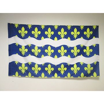 DRAPEAU SEINE-ET-MARNE 150x90cm - DRAPEAU DÍ?PARTEMENT FRANÍ?AIS - Í?LE-DE-FRANCE 90 x 150 cm Fourreau pour hampe
