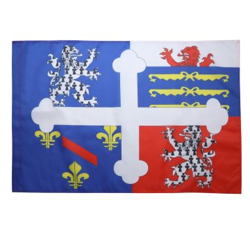 DRAPEAU AIN 150x90cm - DRAPEAU DÍ?PARTEMENT DE L\'AIN 90 x 150 cm Fourreau pour hampe
