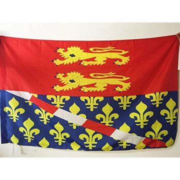 DRAPEAU EURE 150x90cm - DRAPEAU DÍ?PARTEMENT EUROIS 90 x 150 cm Fourreau pour hampe