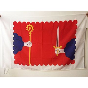 DRAPEAU HAUTE-LOIRE 150x90cm - DRAPEAU DÍ?PARTEMENT ALTILIGÍ?RIEN 90 x 150 cm Fourreau pour hampe