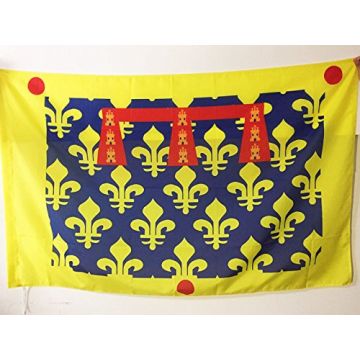 DRAPEAU PAS-DE-CALAIS 150x90cm - DRAPEAU DÍ?PARTEMENT CALAISIEN 90 x 150 cm Fourreau pour hampe