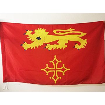 DRAPEAU TARN-ET-GARONNE 150x90cm - DRAPEAU DÍ?PARTEMENT TARN-ET-GARONNAIS 90 x 150 cm Fourreau pour hampe