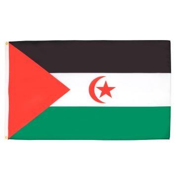 DRAPEAU SAHARA OCCIDENTAL 150x90cm - DRAPEAU SAHRAOUI 90 x 150 cm - DRAPEAUX