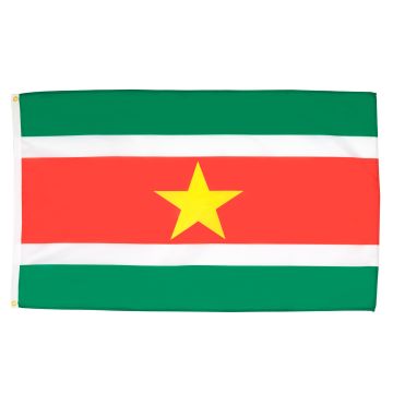 DRAPEAU SURINAME 150x90cm - DRAPEAU SURINAMIEN 90 x 150 cm - DRAPEAUX